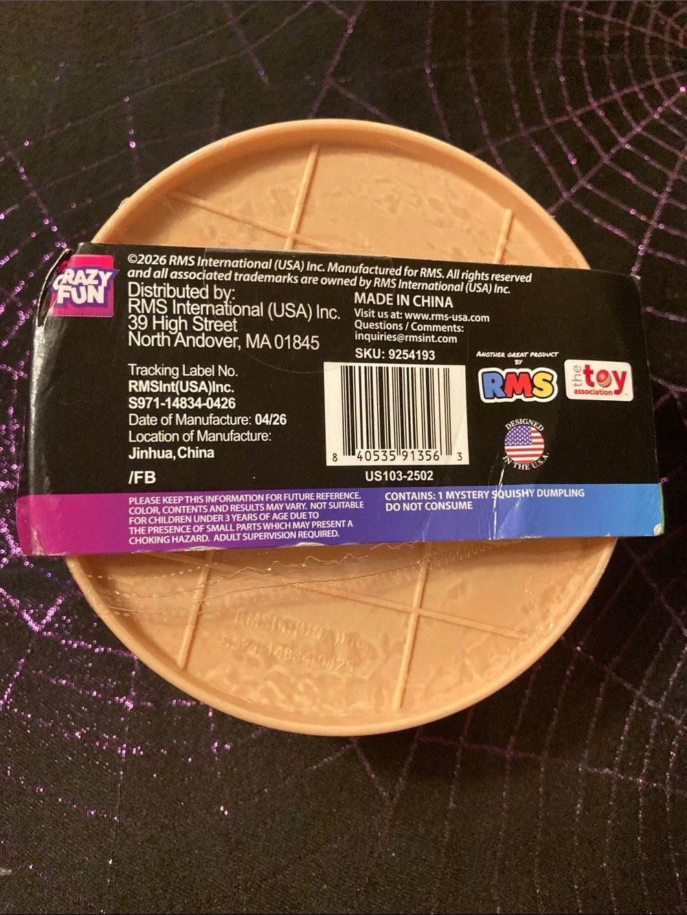 Unopened Neon Tie-Dye Mystery Dumpling RMS